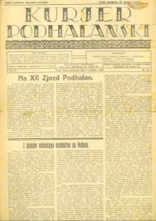 Kurjer Podhalański. 1928, R.3, nr 32