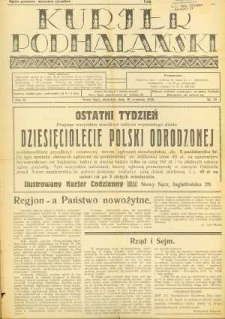 Kurjer Podhalański. 1928, R.3, nr 40