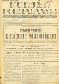 Kurjer Podhalański. 1928, R.3, nr 40