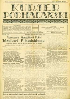 Kurjer Podhalański. 1929, R.4, nr 11