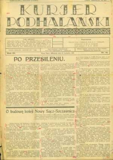 Kurjer Podhalański. 1929, R.4, nr 16