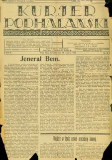 Kurjer Podhalański. 1929, R.4, nr 26