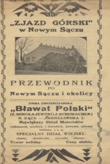 "Zjazd Górski" w Nowym Sączu : przewodnik po Nowym Sączu i okolicy