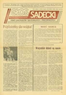 Głos Sądecki : pismo samorządów terytorialnych i pracowniczych. 1990, R.1, nr 02