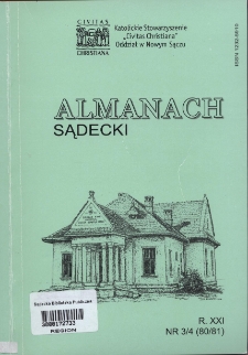 Almanach Sądecki. 2012, R.21, nr 3-4(80-81)