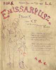 Emissaryusz : tygodnik : organ Koła Filaretów. R.5, 1912, L. 01