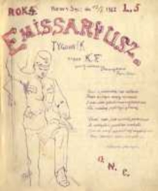 Emissaryusz : tygodnik : organ Koła Filaretów. R.5, 1912, L. 05