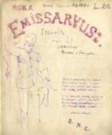 Emissaryusz : tygodnik : organ Koła Filaretów. R.5, 1913, L. 20