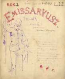 Emissaryusz : tygodnik : organ Koła Filaretów. R.5, 1913, L. 22