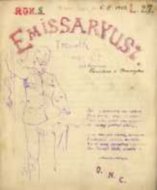Emissaryusz : tygodnik : organ Koła Filaretów. R.5, 1913, L. 27