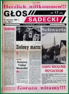 Głos Sądecki : tygodnik lokalny. 1991, nr 17(40)