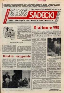 Głos Sądecki : pismo samorządów terytorialnych i pracowniczych. 1990, R.1, nr 16