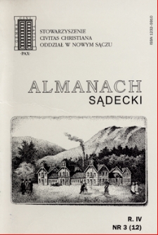 Almanach Sądecki. 1995, R.4, nr 3(12)