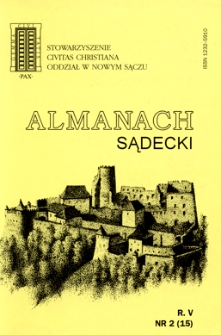 Almanach Sądecki. 1996, R.5, nr 2(15)