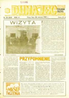 Dunajec : tygodnik PZPR. 1983, R.4, nr 26(138)