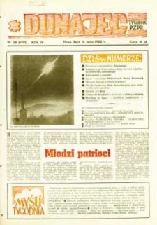 Dunajec : tygodnik PZPR. 1983, R.4, nr 28(140)