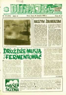 Dunajec : tygodnik PZPR. 1983, R.4, nr 33(145)