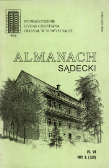 Almanach Sądecki. 1997, R.6, nr 1(18)