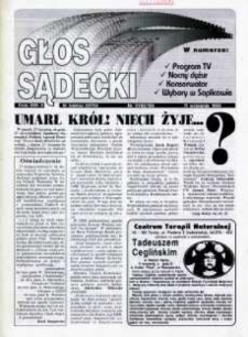 Głos Sądecki. 1993, nr 31(134)