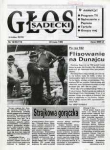 Głos Sądecki. 1993, nr 16(119)