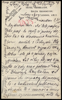List Ady Sari z 1923-04-23