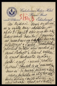 List Ady Sari z 1923-11-05