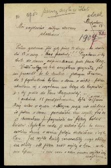 List Ady Sari z 1907-12-24