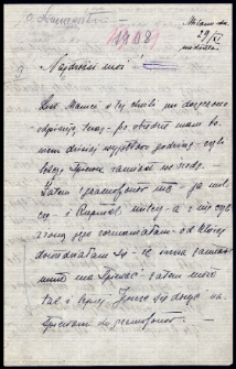 List Ady Sari z 1908-11-29