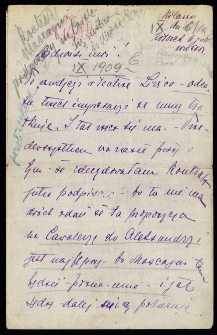 List Ady Sari z 1909-09-06