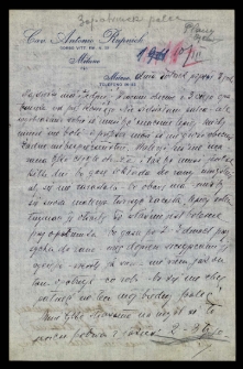 List Ady Sari z 1911-03-10