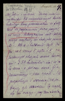 List Ady Sari z 1911-10-03