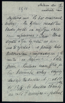List Ady Sari z 1911-11-19