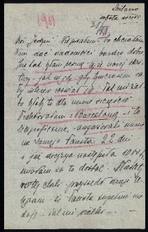 List Ady Sari z 1911-11-31