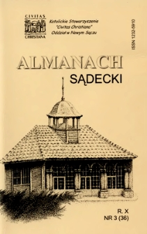 Almanach Sądecki. 2001, R.10, nr 3(36)