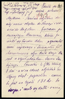 List Ady Sari z 1912-03-30