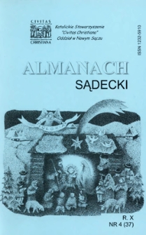 Almanach Sądecki. 2001, R.10, nr 4(37)
