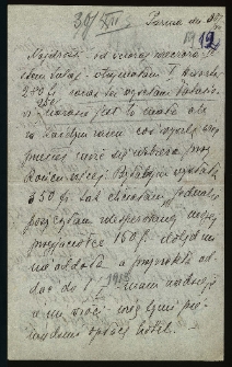 List Ady Sari z 1912-12-30