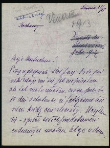 List Ady Sari z 1913-04-20