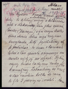 List Ady Sari z 1913-12