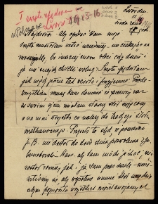 List Ady Sari z 1916-04-11