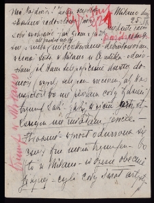 List Ady Sari z 1921-09-25