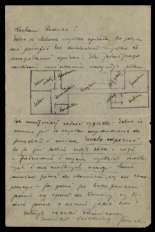 Fragment listu Jana Szayera [brat Ady Sari] z 1925-11