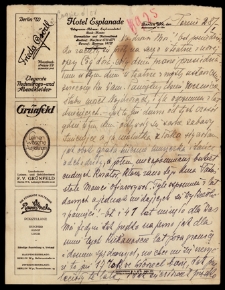 List Ady Sari z 1925-01-28