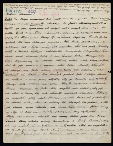 List Edwarda Szayera [ojciec Ady Sari towarzyszący jej w podróżach artystycznych] z 1909-06-04