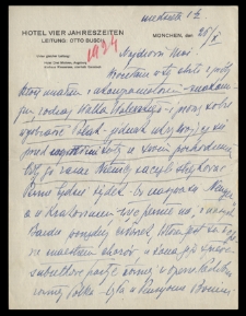 List Ady Sari z 1924-10-26