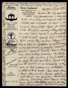 List Ady Sari z 1924-11-24
