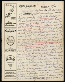 List Ady Sari z 1924-12-10