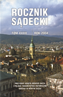 Rocznik Sądecki. 2004 r., T. 32