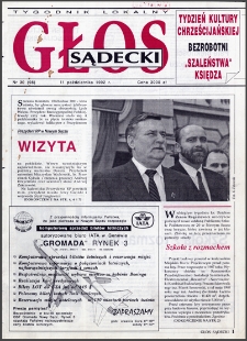 Głos Sądecki : tygodnik lokalny. 1992, nr 32(98)
