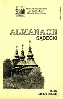 Almanach Sądecki. 2005, R.14, nr 1-2(50-51)